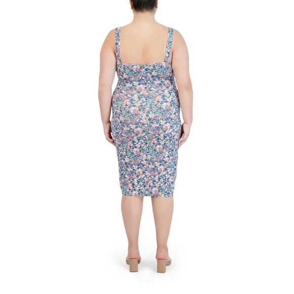 BCBG Paris Cut Out Tie Rib Knit Midi Dress Size XXL - Picture 10 of 10